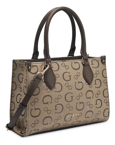 Guess Factory Bag Hg823822 Hardware Finish Nickel Coffee