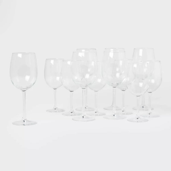 12pc Glass Assorted Wine Glasses - Threshold™