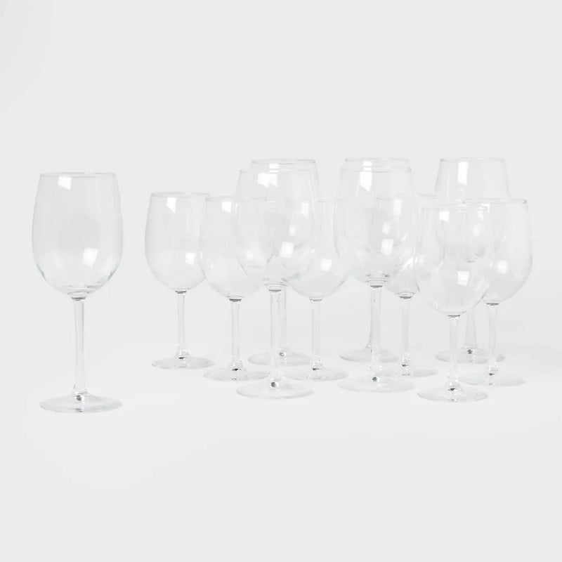 12pc Glass Assorted Wine Glasses - Threshold™