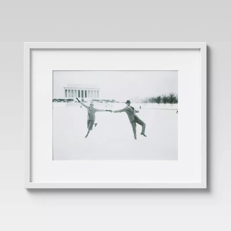 20&#34; x 16&#34; Skating Photograph Framed Art Black - Threshold&#8482