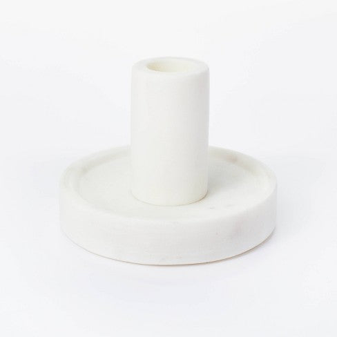 Threshold Studio McGee Marble Taper Candle Holder