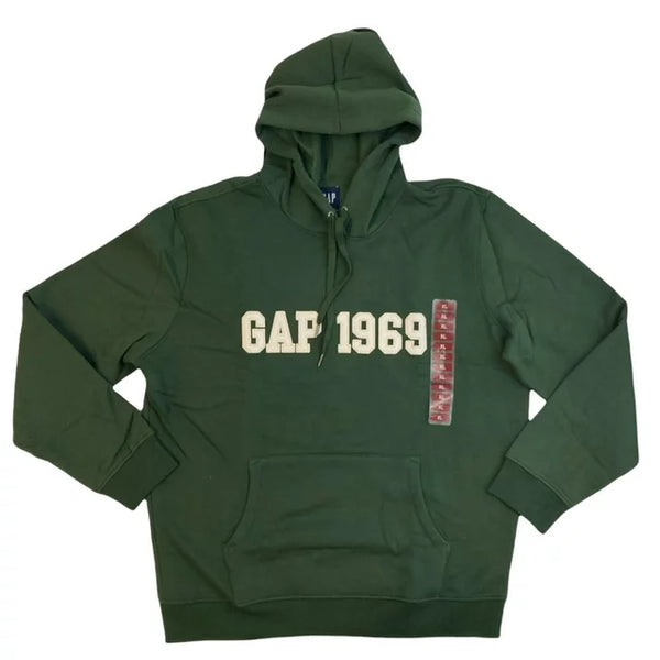 GAP Men's Varsity Inspired 1969 Logo Long Sleeve Hoodie