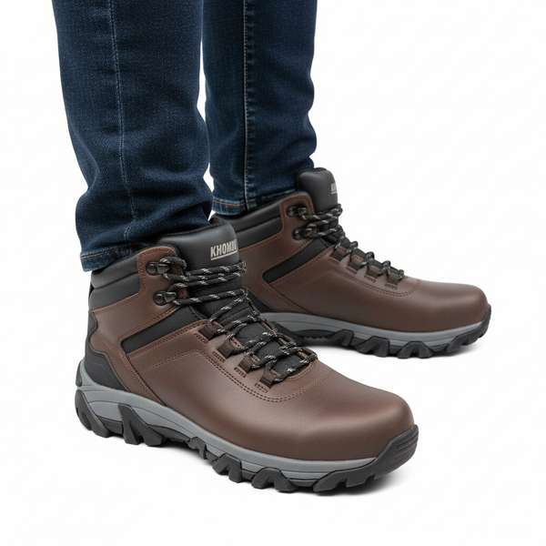 Khombu Men Insulated Duck Boots Kenny Brown