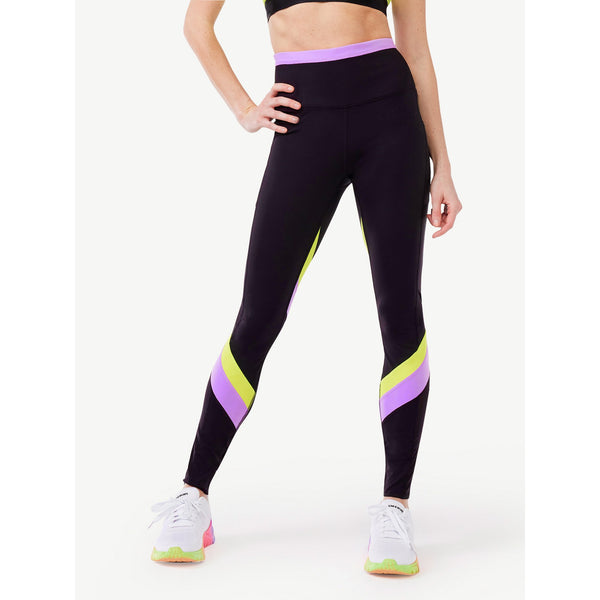Love & Sports Women's Colorblocked 7/8 Length Leggings