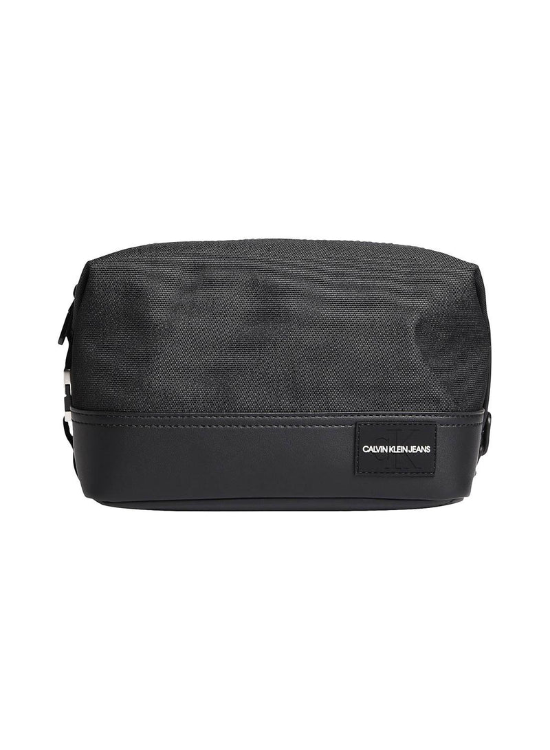 Calvin Klein Men Hand Bag Industrial Nylon Was Negro-Black