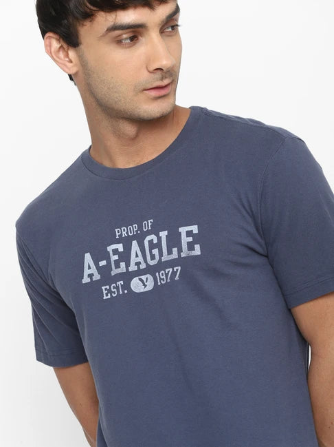 American Eagle Cotton Regular Fit Printed T-Shirt MEN