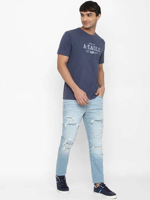 American Eagle Cotton Regular Fit Printed T-Shirt MEN