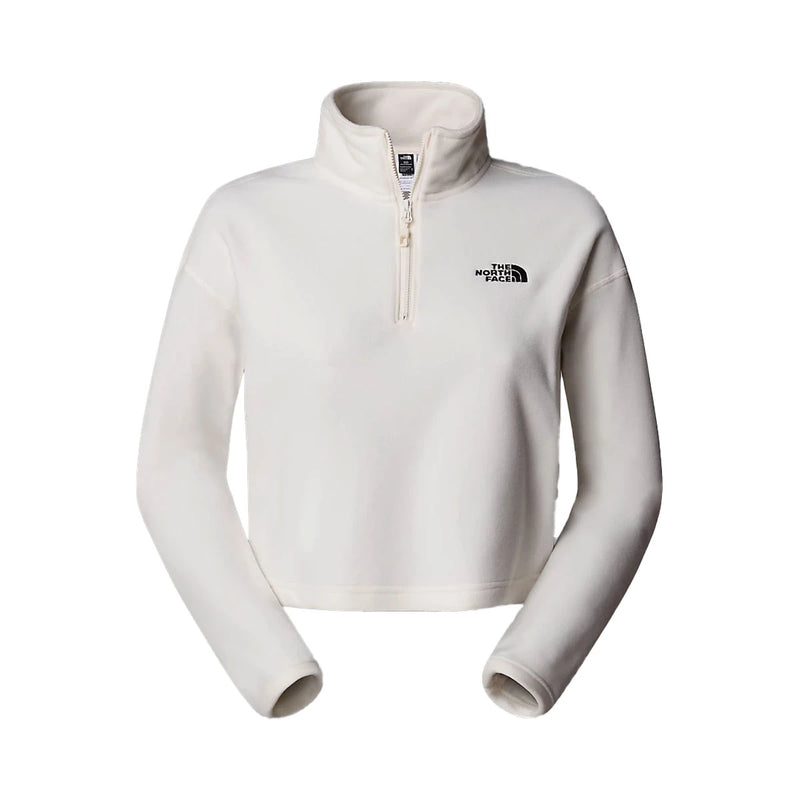 THE NORTH FACE - 100 GLACIER CROPPED 1/4 ZIP FLEECE WOMEN