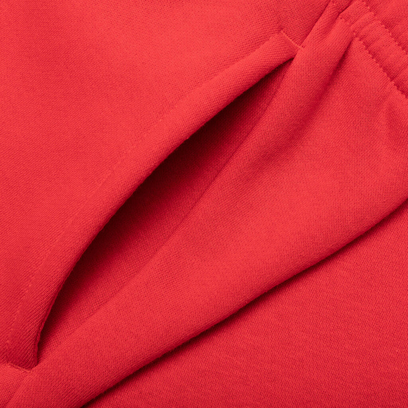 NIKE Men's Big & Tall Logo Fleece Shorts Red White RARE COLOR