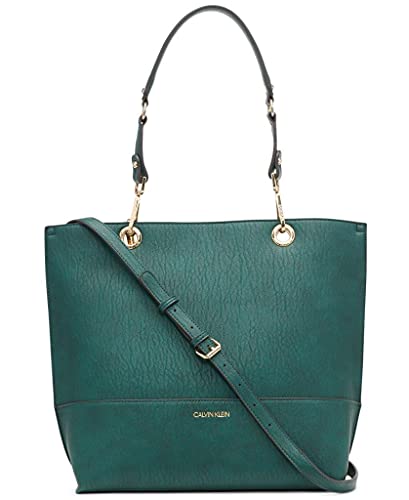 Calvin Klein Sonoma Reversible Novelty North/South Tote Bag,OLIVE