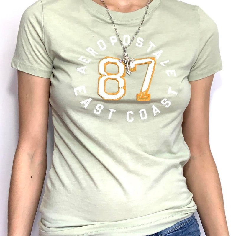 Aeropostale East Coast Appliqu Graphic Tee