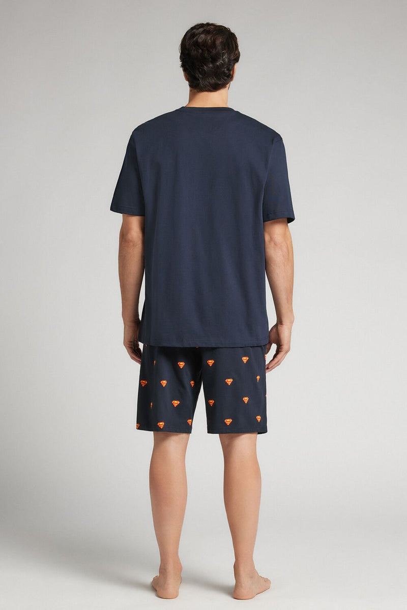 Reserved Super-Man pyjama set with shorts