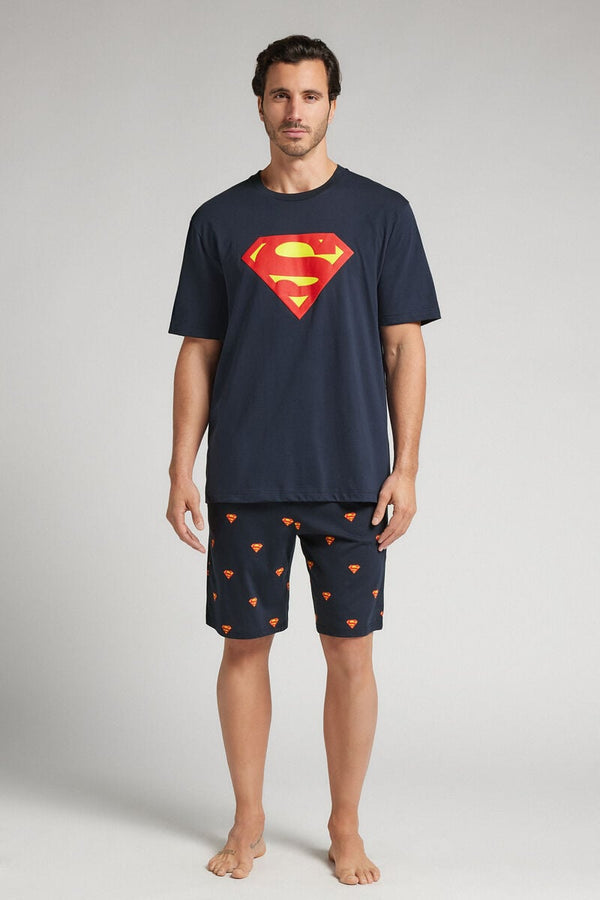 Reserved Super-Man pyjama set with shorts