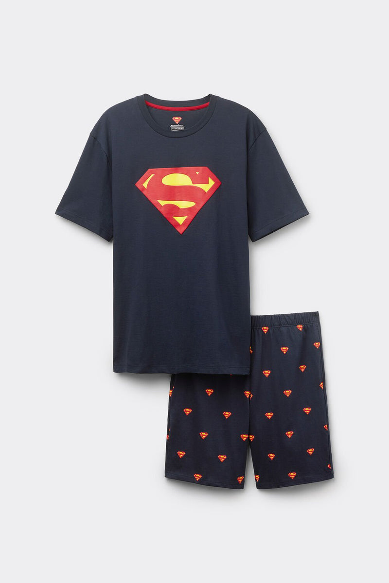 Reserved Super-Man pyjama set with shorts