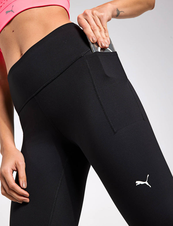 Puma Women Cloud spun High Waisted Full-Length Tights - Black