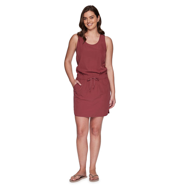 RBX Active Women's Stretch Woven Tank Dress With Pockets