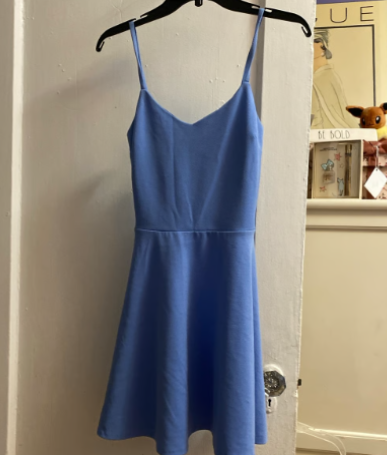 Aqua Light Blue Skater Dress