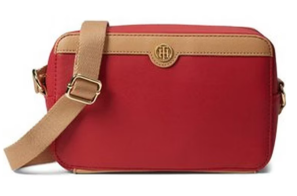 TOMMY HILFIGER CARTERA CROSSBODY  GRETTA II - ROJO