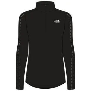 The North Face Women's Flexible Shirt 1/4 Zip Long Sleeves-Black