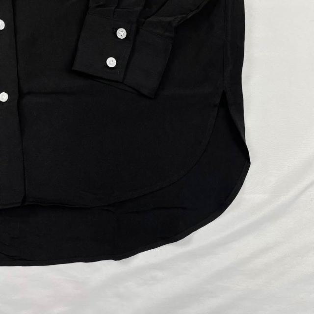 Karl Lagerfeld chiffon shirt women's shirt Lagerfeld LAGERFELD women's long sleeve shirt