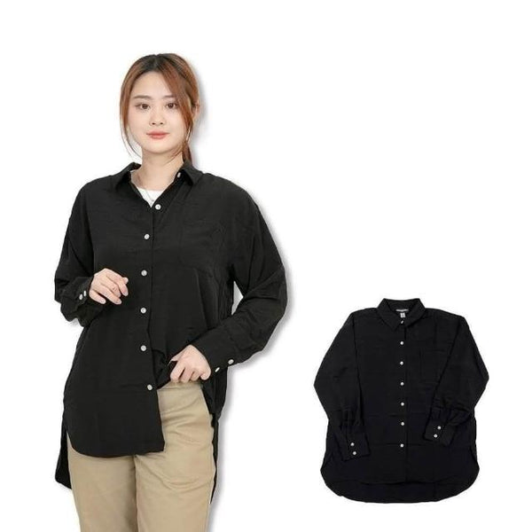 Karl Lagerfeld chiffon shirt women's shirt Lagerfeld LAGERFELD women's long sleeve shirt