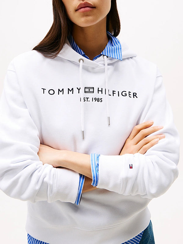 Tommy Hilfiger Logo Embroidery Drawstring Hoody