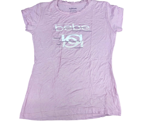 Bebe Short Sleeve ROSE Shirt Women's