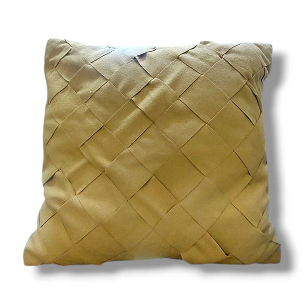 26"x26" Grid Lines Matelassé Euro Bed Pillow - Hearth & Hand™ with Magnolia: Cotton, Indoor, Farmhouse Style