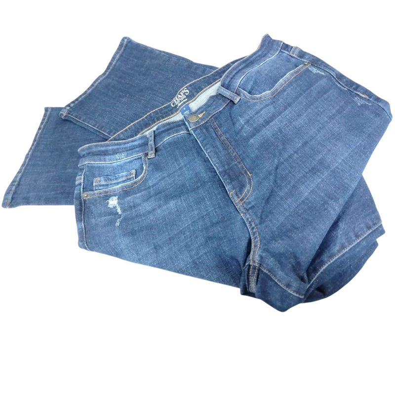 Chaps Women's Jeans - Regular Fit Straight Leg Jeans - Comfort Stretch Denim Jeans for Women