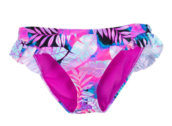 Island Soul Ruffle Hipster Bikini Bottom for Ladies