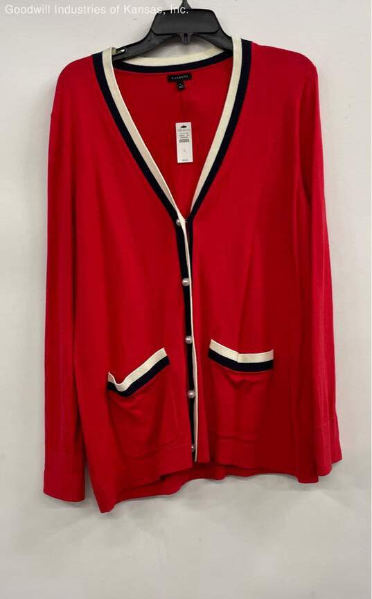 Talbots Women's Super Soft Tipped Cardigan