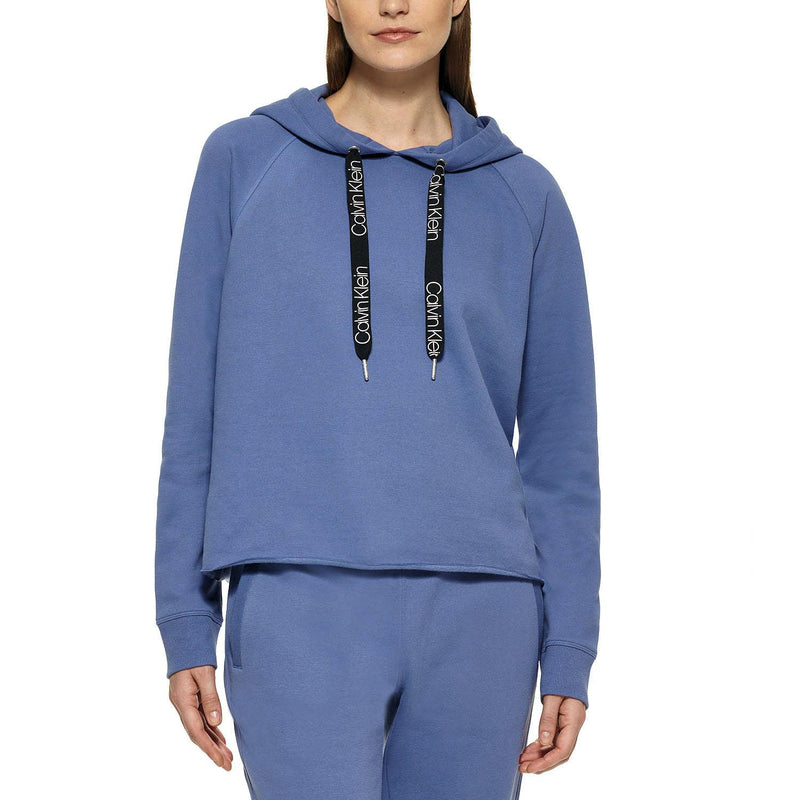 Calvin Klein Women's Cozy Relaxed Fit Fleece Logo Hoodie