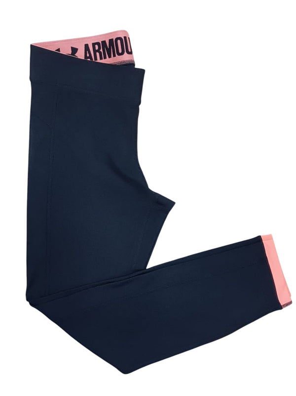 Under Armour Women Legging Pants-Navy
