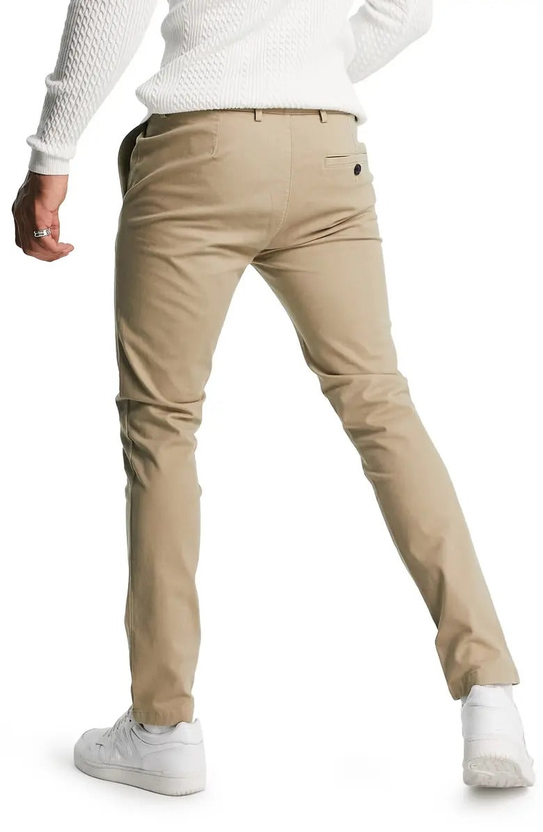 Topman Topshop Men's Skinny Fit Stretch Cotton Chinos Pants