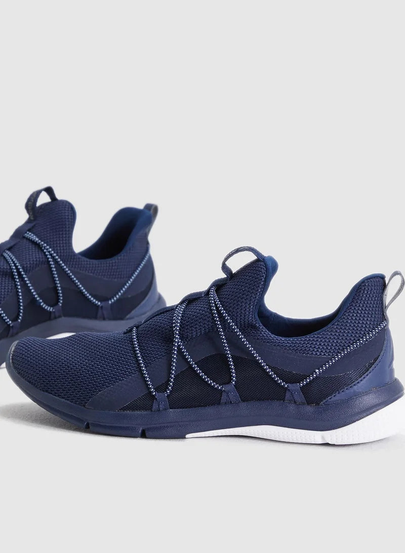 Reebok Women's Running Print Her 3.0 Lace Shoe-Navy