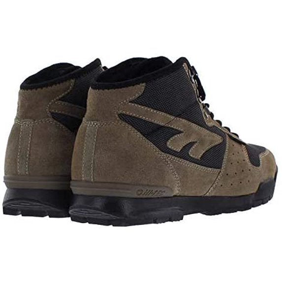 Hi-Tec Men's Light Hiking Trail Boot Leather Smokey Brown Crestone