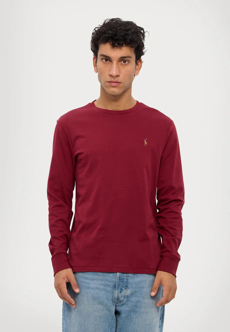 POLO RALPH LAUREN LONG SLEEVE CUSTOM FIT TEE