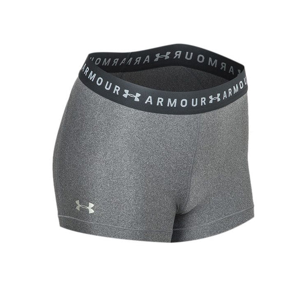 Under Armour Ladies Grey Heat Gear Stretch Compression Shorts