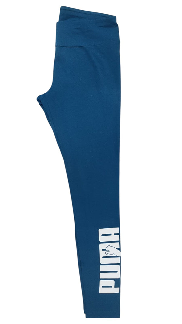 Puma Women Legging Pants High Waisted-Turquoise