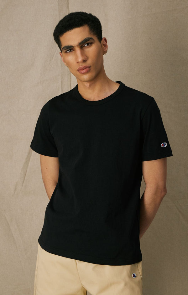 Champion Men's Sleeve Logo Crew Neck T-Shirt