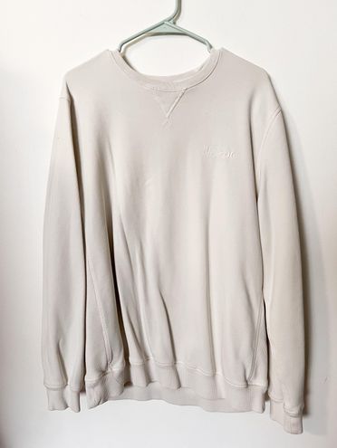 Hurley white crewneck sweatshirt