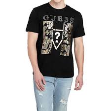 GUESS Triangle Logo T-Shirt MEN
