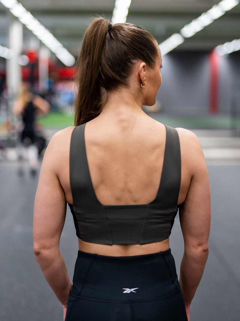 Reebok Color Block Crop Top OLIVE