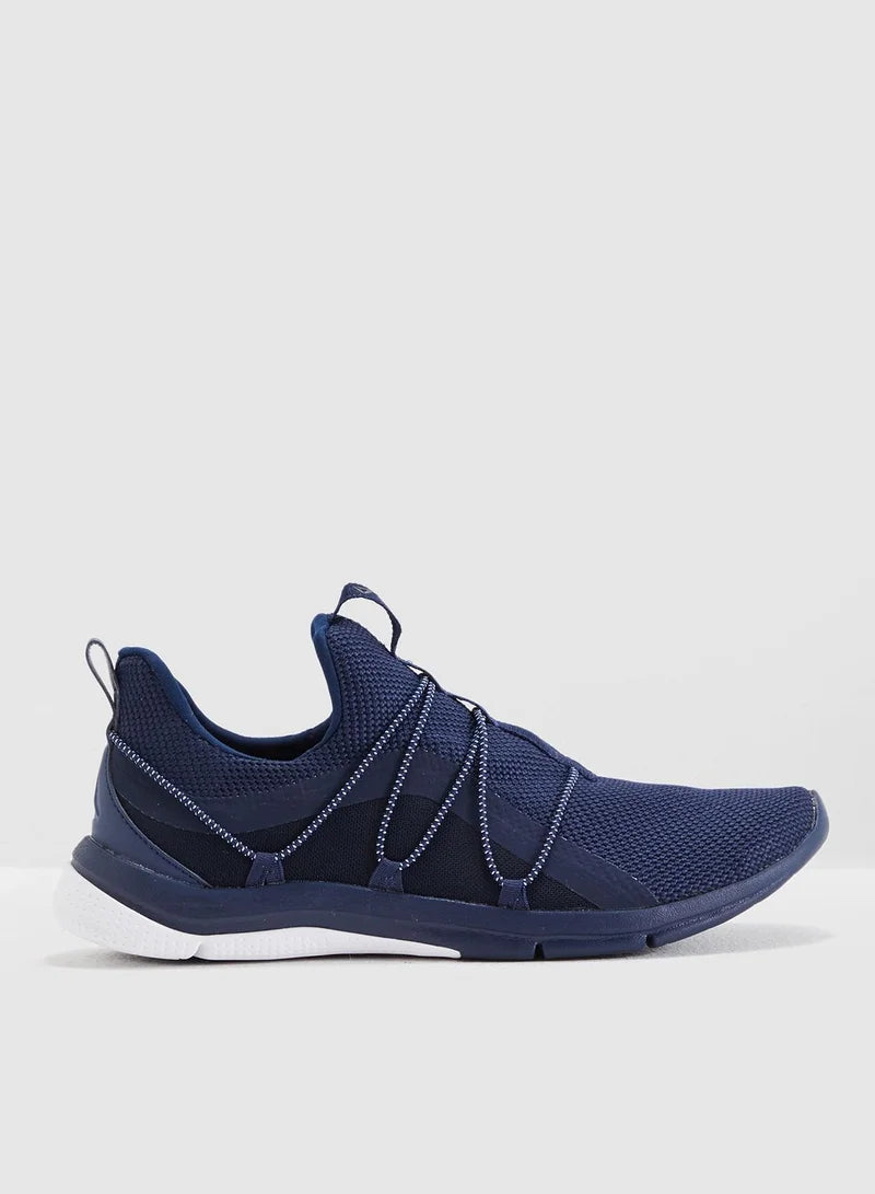 Reebok Women's Running Print Her 3.0 Lace Shoe-Navy