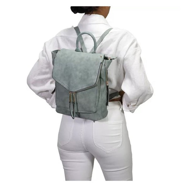 VR NYC Envelope Flap Backpack - Green