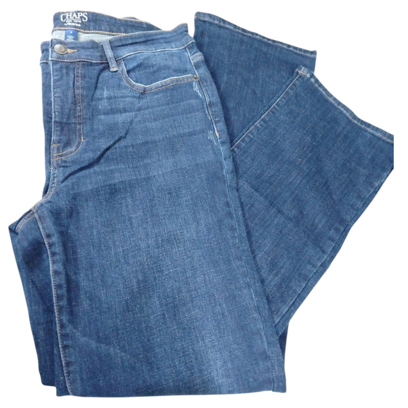 Chaps Women's Jeans - Regular Fit Straight Leg Jeans - Comfort Stretch Denim Jeans for Women