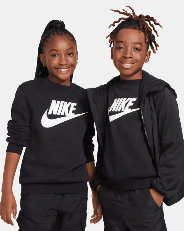 Nike Sweatshirts Sportswear Club Fleece Black for kids unisex