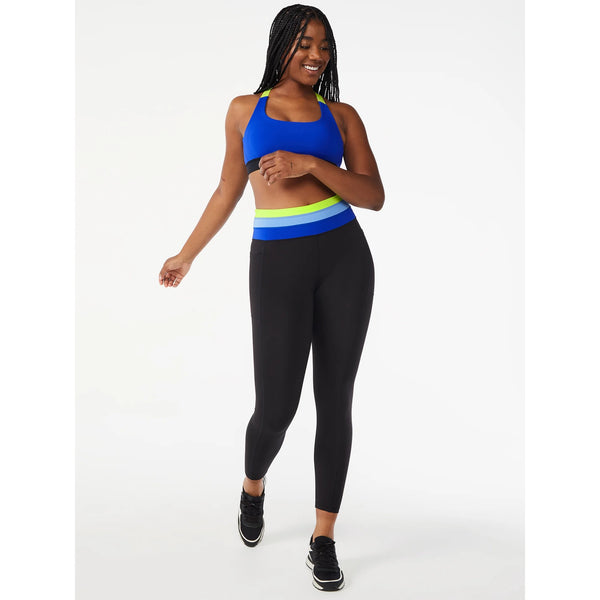 Love & Sports Women's Color Band Leggings