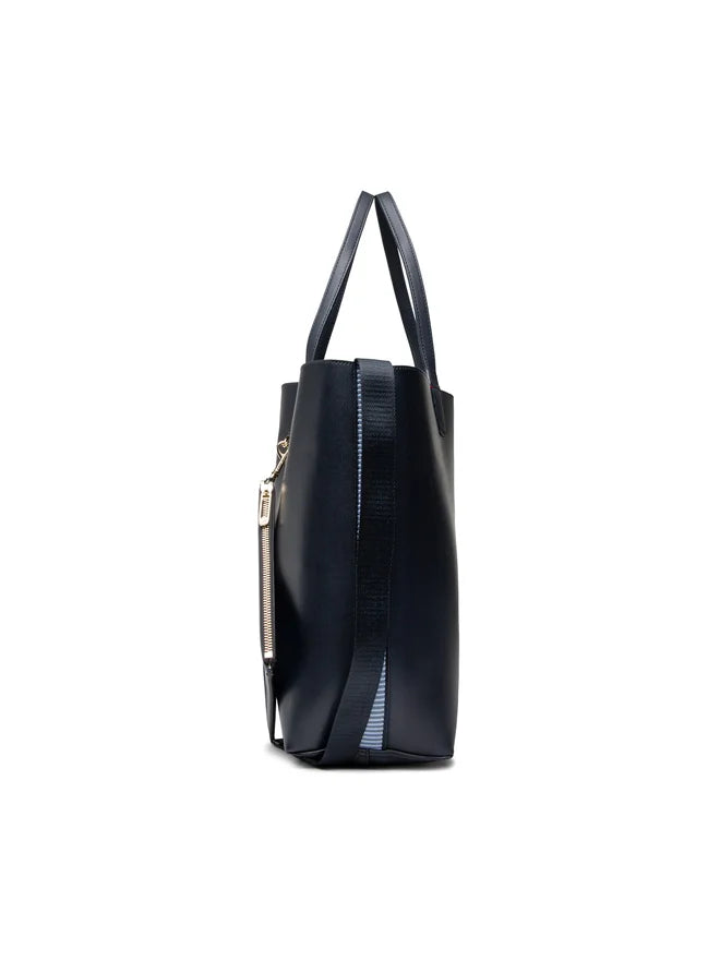Tommy Hilfiger Handbag Iconic Tote AW0AW12017 Dark Blue