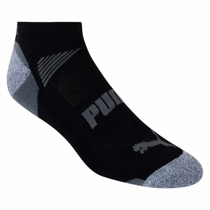 Puma Men's No show Sport Socks, Moisture Control, Arch Support